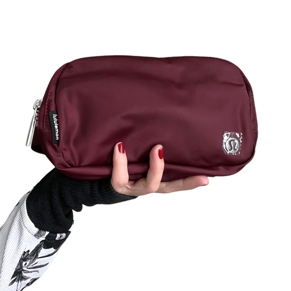 lululemon athletica Handbags - New LULULEMON Everywhere Belt Bag Red Merlot Maroon OS